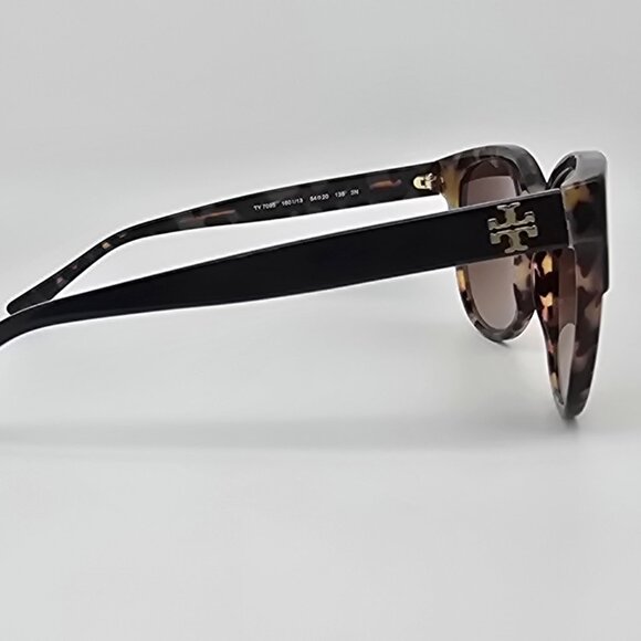 Tory Burch TY7095 1601/13 Black Tortoise Frame Brown Gradient Lens Sunglasses main image 8
